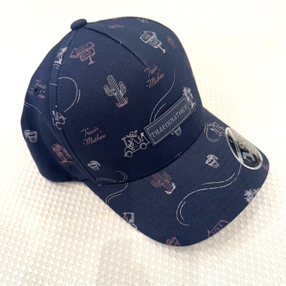 Travis Mathew NEW Blue Golf DROP IN THE OCEAN Hat B28/2 - Picture 3 of 12